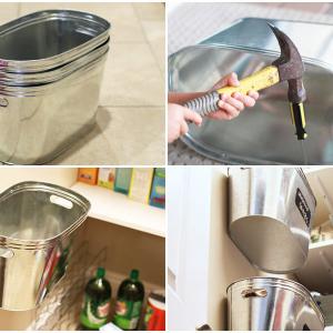 Организирайте килера с тези висящи метални кошчета