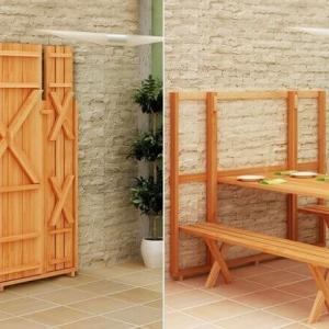 Сгъваема пейка за големи компании