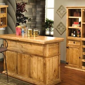 Пълен релакс в светлата дървена прегръдка на домашния бар