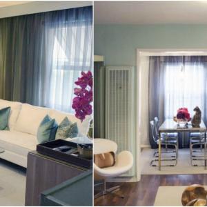 Перфектните дневна и трапезария за едно студио