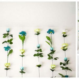 Как да окачите готовите нанизи на стената