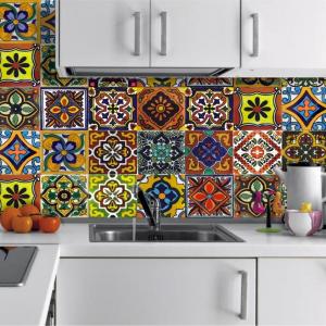 Шарените плочки обзавеждат почти всяка нова кухня