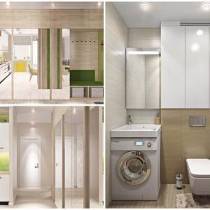 Завършваме с коридора, който води към практично мокро помещение