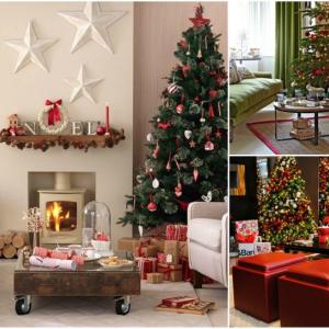 Коледна украса за модерен интериор