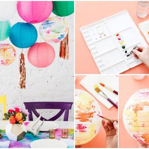 С четка и боя вдъхнете настроение на скучния бял фенер