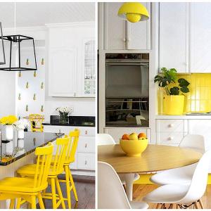 Перфектното съчетание - жълто с бяло