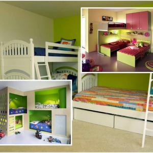 Когато стаята е малка, а децата две или повече, на помощ идват мултифункционалните мебели!