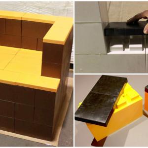 Специални покриващи елементи правят мебелите удобни