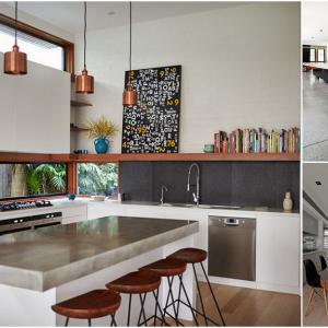 Бетонен плот в индустриален стил