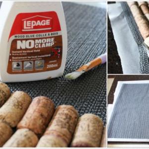 Необходими материали за корковата постелка