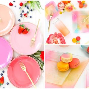 Превърнете скучните бели чинии в истинско произведение на изкуството