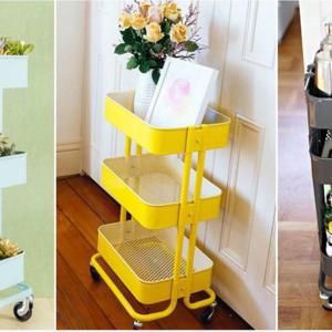 Кухненска етажерка на колелца