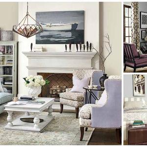 1. Започнете с картина и килим