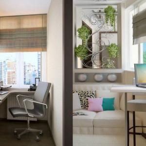 Офис на балкона