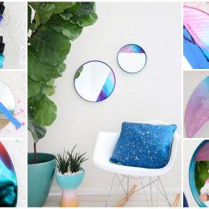 Придайте креативен завършек на огледалата