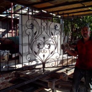 предпазна решетка на тераса