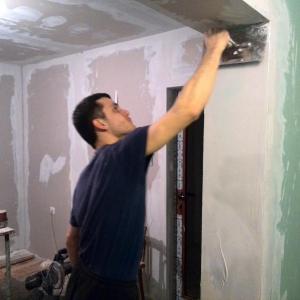 шпакловка гипсокартон