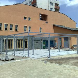 Метална конструкция за заведение,заден двор
