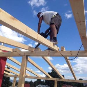 Направа на дървена конструкция.