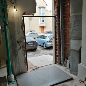 Къртене на отвор, метална рамка, метален капак