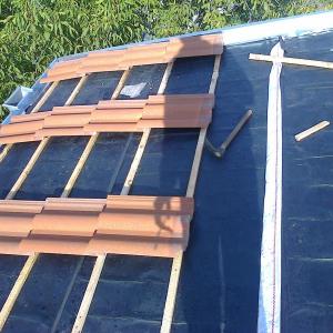 Пренареждане с керемиди bramac 2