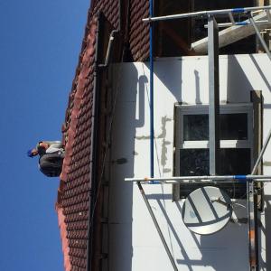 Измазване,изолация и минерална мазилка.