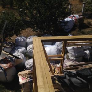 Дървена носеща конструкция на еднофамилна къща