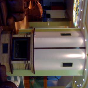 кът с камина