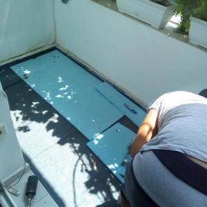 Изолиране на тераса.