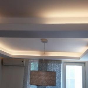 Трапезирия с окачен таван по интериорен проект