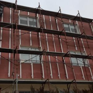 Облицовка с еталбонд - административна сграда на производствена база, гр. София