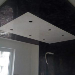 Фигура от гипсокартон със декоративна мазилка "стуко веницианно"