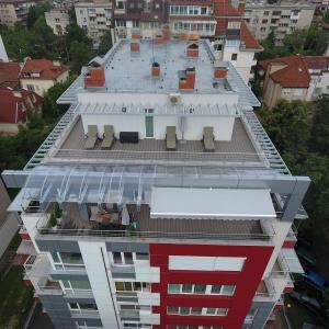 Навес с монолитен поликарбонат