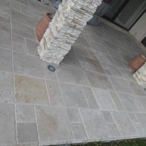 Облицовка с травертин