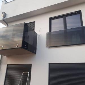 Стъклени парапети Обект