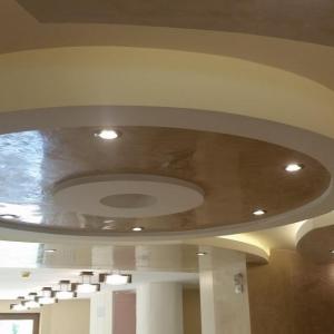 Овална фигура от гипсокартон