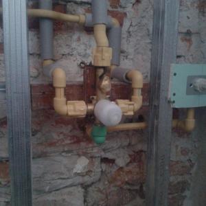 Монтаж на вграден смесител