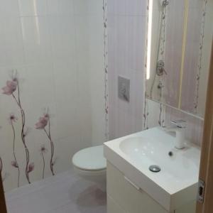 монтаж на шкаф за баня , смесител и тоалетна чиния