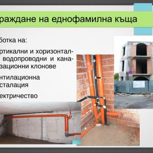 Изграждане на еднофамисла къща