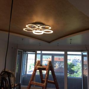 декорация таван-гипсокартон