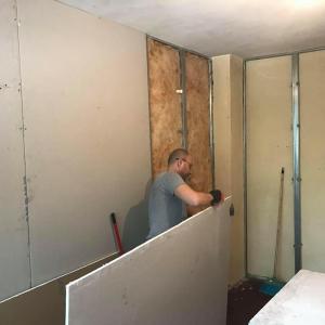 Поставяне на гипсокартон