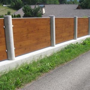 Ограда с цели HPL плоскости