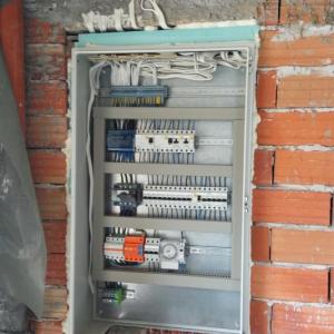 Монтаж на Ел. табло на  къща с.Малка Верея, Стара Загора