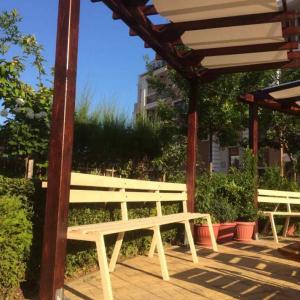 Пергола с пейки