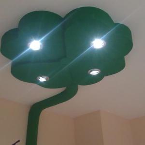 Гипсокартон с лед осветление