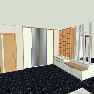 3D проект на антре в къща