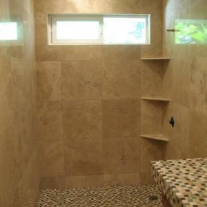 Баня от травертин натурален камък