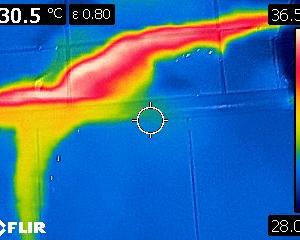 откриване на течове с термокамера