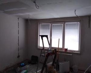 Окачени тавани от GKF,предстенна конструкция GKF,преградни стени GKF