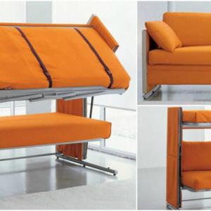 Двуетажни легла с диван